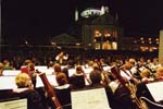 G. Veit bei der Aufführung der FEUERWERKSMUSIK