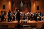 G. Veit mit dem Klarinettenorchester des Bozner Konservatoriums