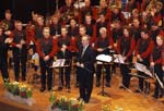 G. Veit als Gastdirigent bei der Wacker Werkskapelle in Burghausen